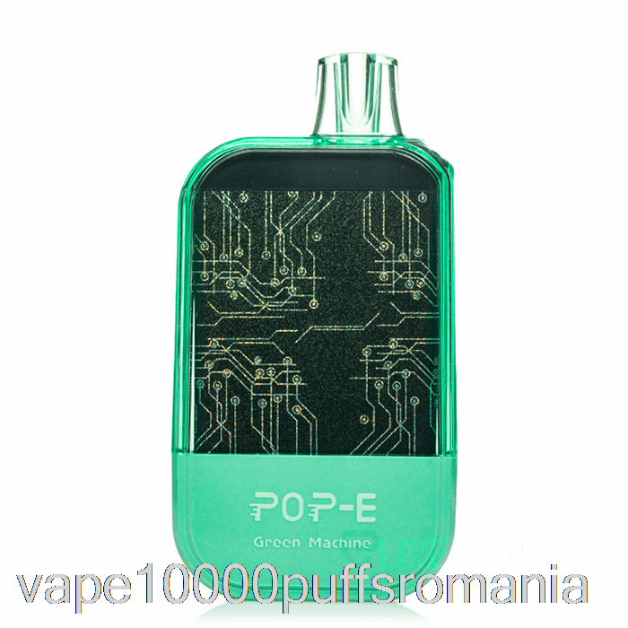 Vape Romania Pop-e 10000 Aparat Verde De Unica Folosinta